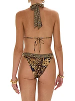 Era Of Empires Leopard Triangle Bikini Top