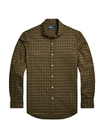 Plaid Twill Sport Shirt