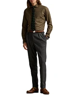 Plaid Twill Sport Shirt