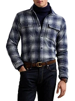 Knit Plain Flannel Shirt