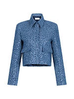 Perla Sequined Cotton-Blend Jacket
