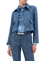 Perla Sequined Cotton-Blend Jacket