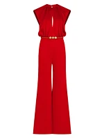 Noel Belted Wide-Leg Jumpsuit