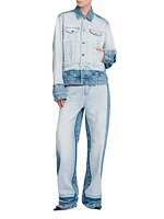 Mixed Denim Jeans