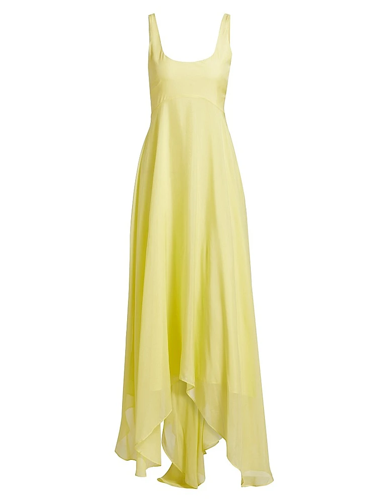 Bria Silk Chiffon Dress