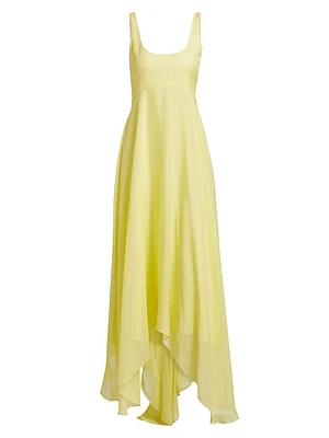 Bria Silk Chiffon Dress