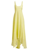 Bria Silk Chiffon Dress