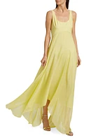 Bria Silk Chiffon Dress