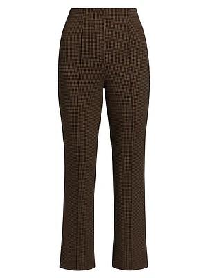 Kean Houndstooth Flare Pants