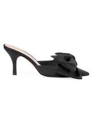 Margot 80MM Moiré Bow Mules