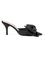 Margot 80MM Moiré Bow Mules