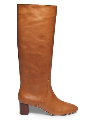 Gia 50MM Leather Tall Boots