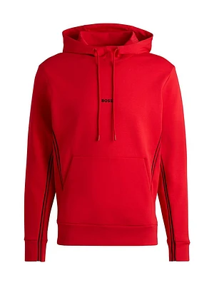 Regular Fit Hoodie with Logo Detail