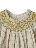 Baby Girl's & Little Floral Embroidered Bodysuit