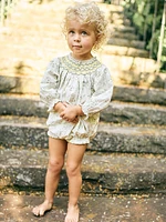Baby Girl's & Little Floral Embroidered Bodysuit