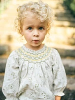 Baby Girl's & Little Floral Embroidered Bodysuit