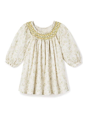 Little Girl's & Smocked Floral Dress