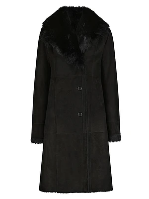 Select Shearling Lamb Short Coat