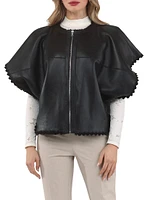 Reversible Select Shearling Lamb Collarless Jacket