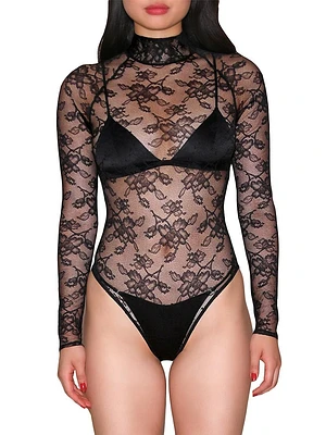 Lace Sheer Bodysuit