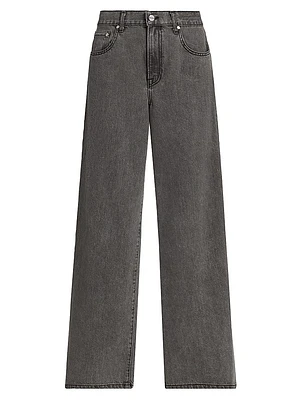 Tiny Dancer Mid-Rise Wide-Leg Jeans