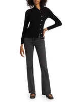 Margaret Rib-Knit Turtleneck Sweater