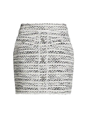 Sandra Tweed Miniskirt