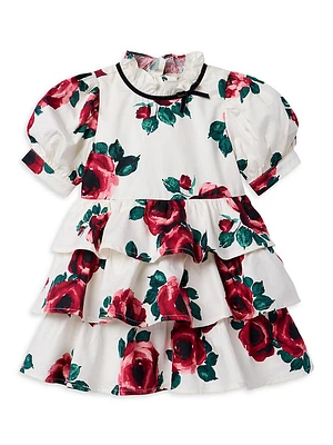 Little Girl's & Janie And Jack X American Girl Holiday Rose Party Dress