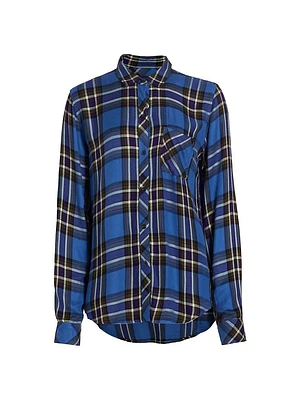 Hunter Plaid Button-Front Shirt