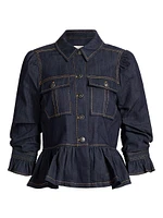 Delanie Denim Crop Jacket