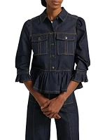 Delanie Denim Crop Jacket