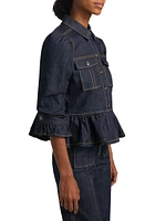 Delanie Denim Crop Jacket