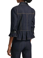 Delanie Denim Crop Jacket