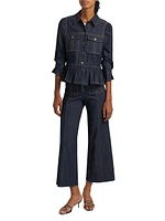 Delanie Denim Crop Jacket