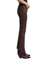 Kick High-Waist Slim-Fit Coated Jeans