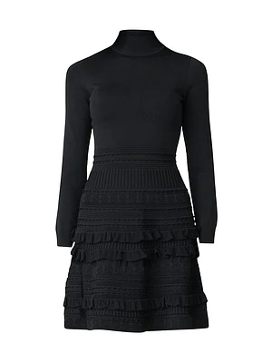 Joie Knit Fit & Flare Minidress
