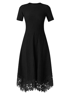 Shailene Knit Fit & Flare Dress