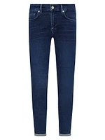 Josefina Low-Rise Stretch Cuffed Skinny Jeans