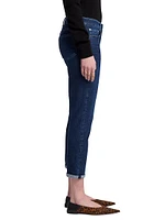 Josefina Low-Rise Stretch Cuffed Skinny Jeans