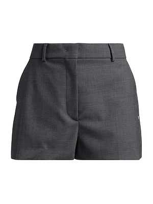 Tailored Wool Shorts