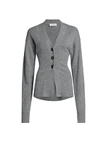 Wool & Cashmere Fitted Cardigan