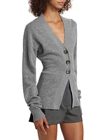 Wool & Cashmere Fitted Cardigan