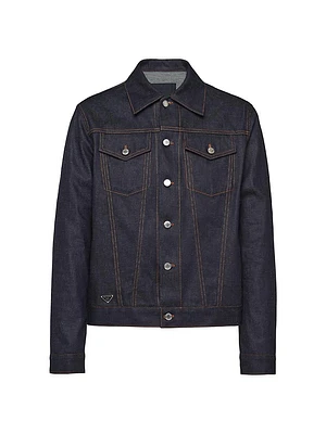 Denim Blouson Jacket