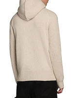 Wool Cashmere Blend Zip-Up Hoodie