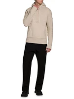 Wool Cashmere Blend Zip-Up Hoodie