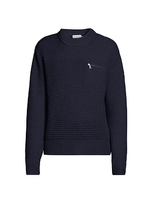 Wool Cashmere Crewneck Sweater