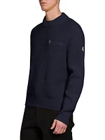 Wool Cashmere Crewneck Sweater