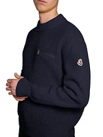 Wool Cashmere Crewneck Sweater