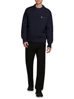 Wool Cashmere Crewneck Sweater