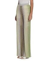 Sequined Pleated Trousers